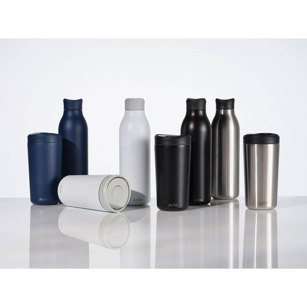 Kubek termiczny 400 ml Avira Alix Srebrny P438.1002 (1)