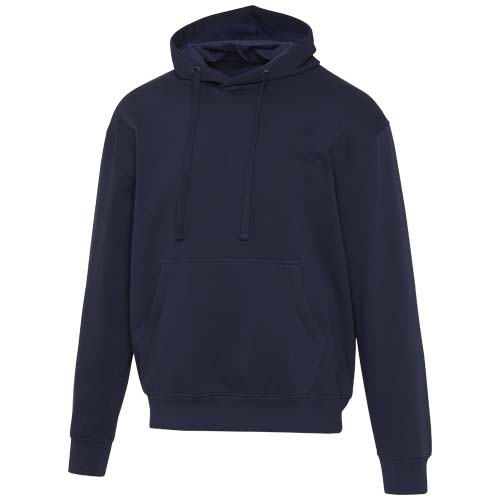 Boris 280 g/m2 bluza z kapturem unisex z bawełny organicznej z certyfikatem OCS w stylu oversize Granatowy 3956355A 