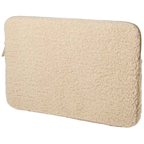 Bear 13-calowe etui sherpa na laptopa z recyklingu z certyfikatem GRS, o pojemności 2 l Naturalny 12077506 
