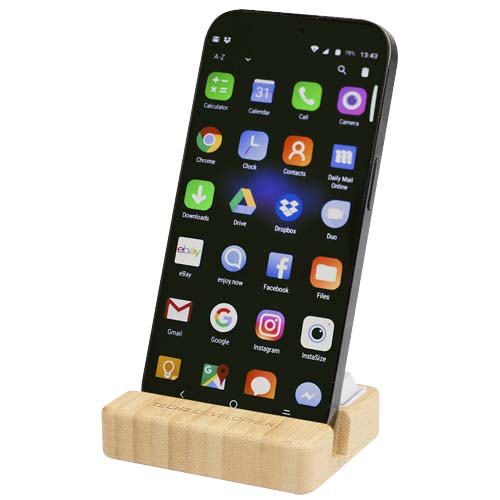 Algol stojak na telefon i zabawka sensoryczna z tworzyw sztucznych pochodzących z recylingu z elementami bambusowymi Drewniany 12446671 (1)