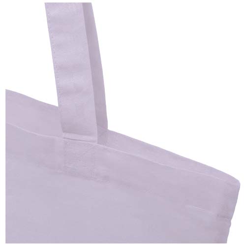 Madras torba na zakupy z bawełny z recyklingu o gramaturze 140 g/m2 i pojemności 7 l Liliowy 12069535 (4)