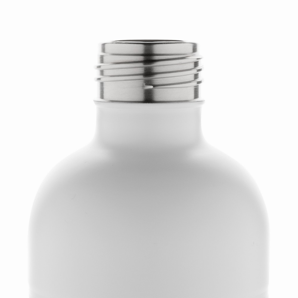 Butelka sportowa 800 ml Soda do napojów gazowanych, stal nierdzewna z recyklingu Biały P435.803 (2)