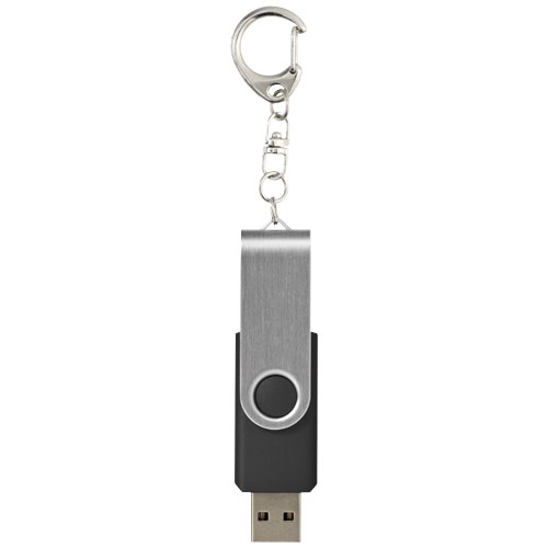 Rotate pendrive wyposażony w interfejs USB 3.0 z łańcuchem do kluczy Czarny 1Z50790K (2)