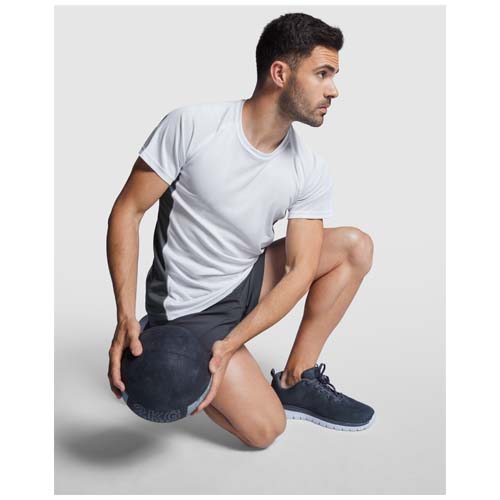 Shanghai sportowa koszulka dziecięca z krótkim rękawem Turkusowy-Ciemny ołowiowy K65959FM (3)