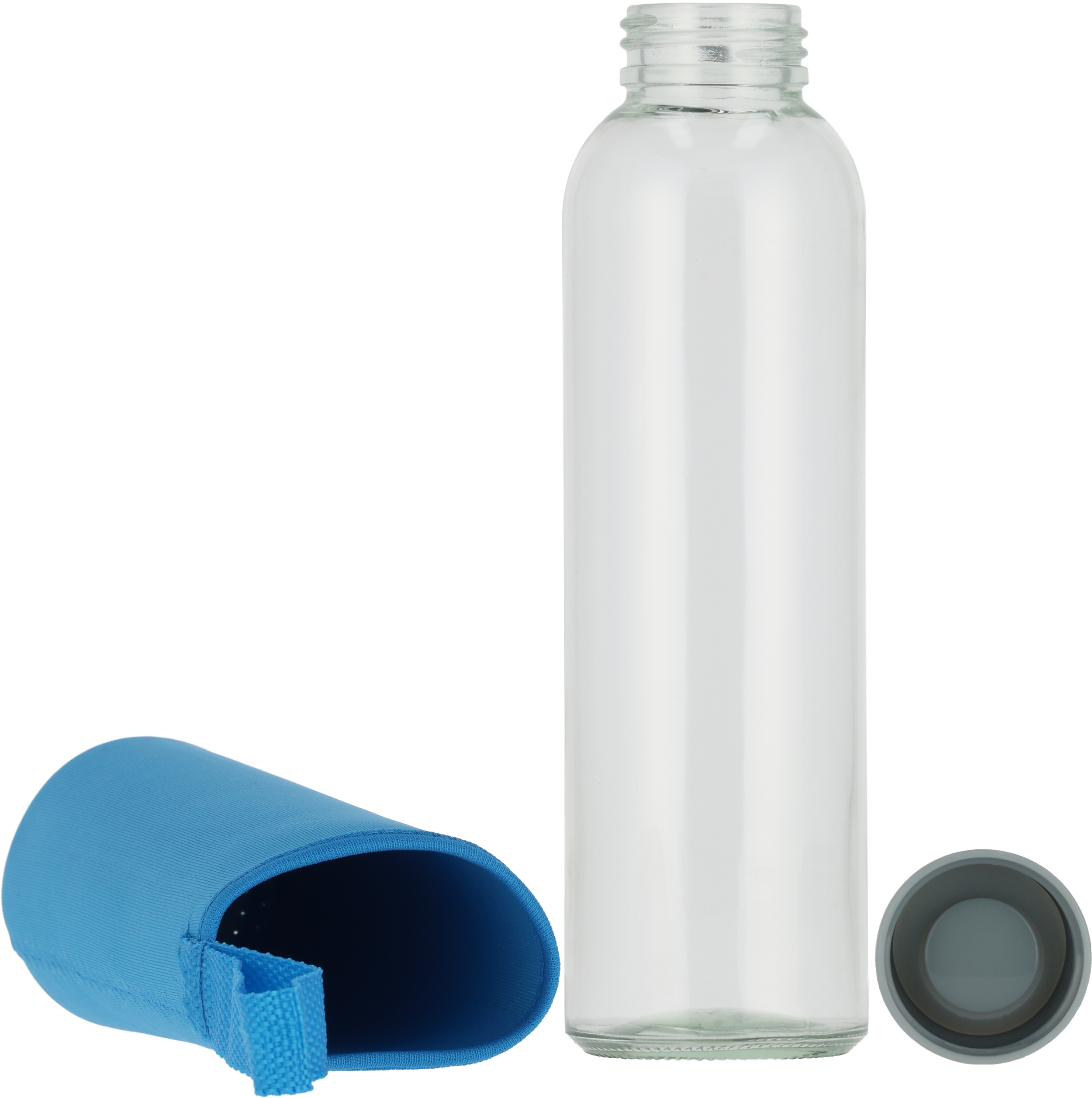Butelka szklana KLAGENFURT 500 ml Jasnoniebieski 084224 (6)