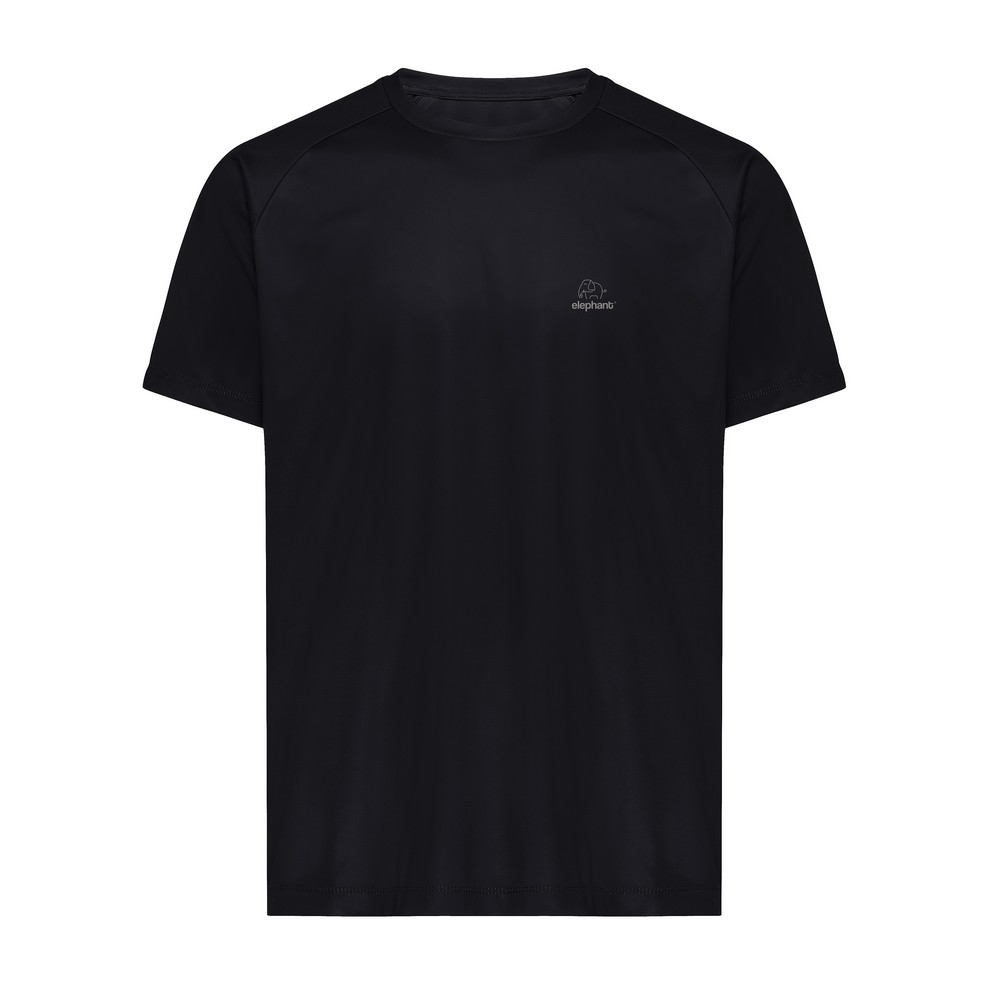 Koszulka sportowa Iqoniq Tikal, poliester z recyklingu Czarny T9102.001.XS (2)