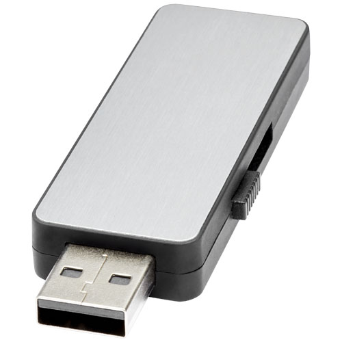 Pamięć USB podświetlana na biało  Czarny-Srebrny-Biały 1Z48890D 