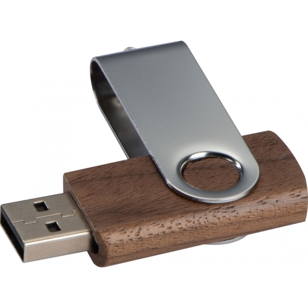 Gadżet reklamowy - Pendrive drewniany 4 GB LEAGUE CITY