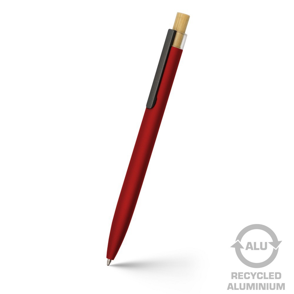 Długopis z aluminium z recyklingu | Randall Czerwony V0030-05 