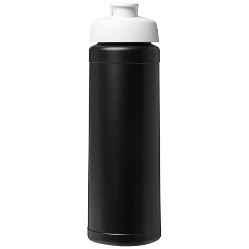 Bidon Baseline® Plus o pojemności 750 ml z wieczkiem zaciskowym Czarny-Biały 21007012 (2)