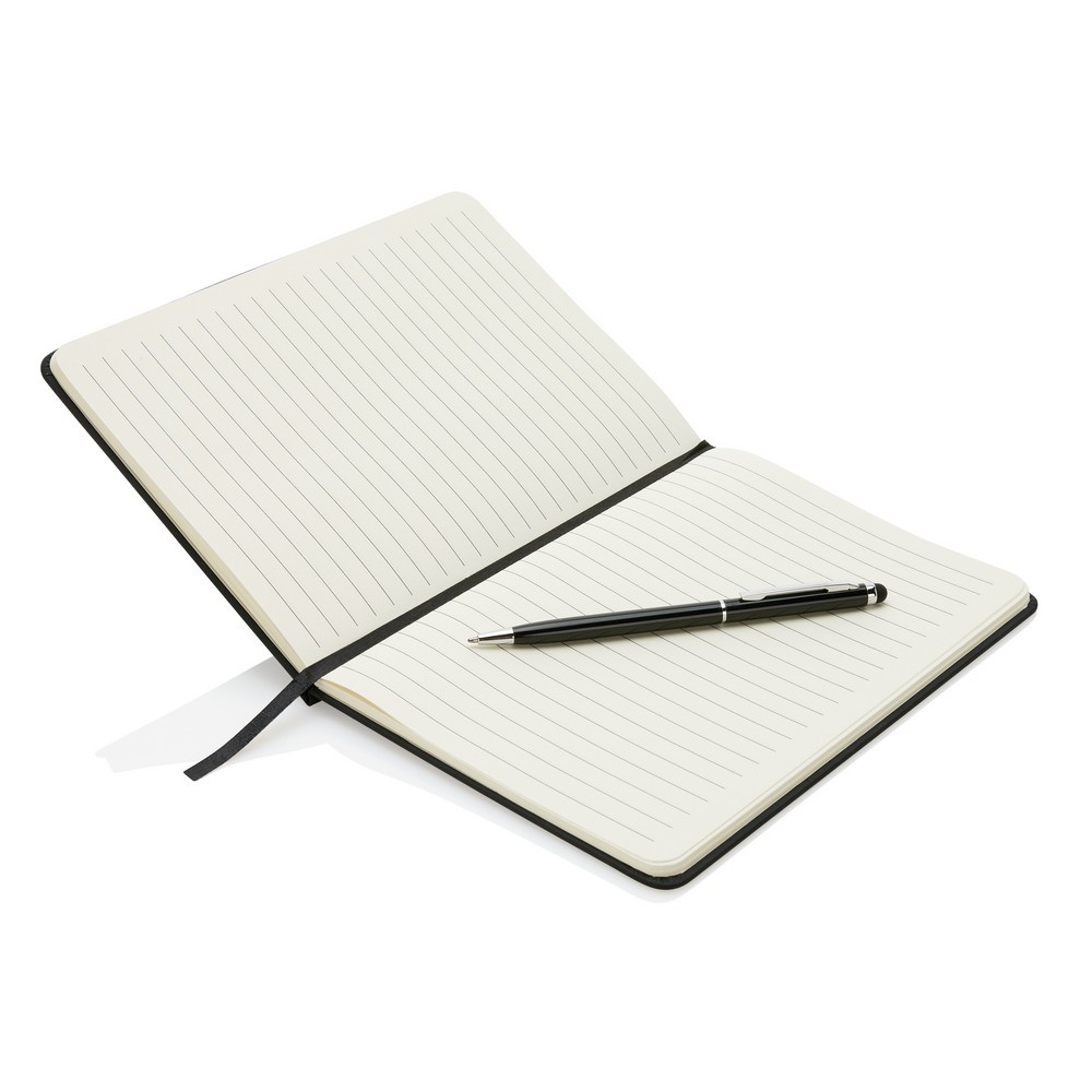 Notatnik A5 Deluxe, touch pen Czarny P773.311 (1)