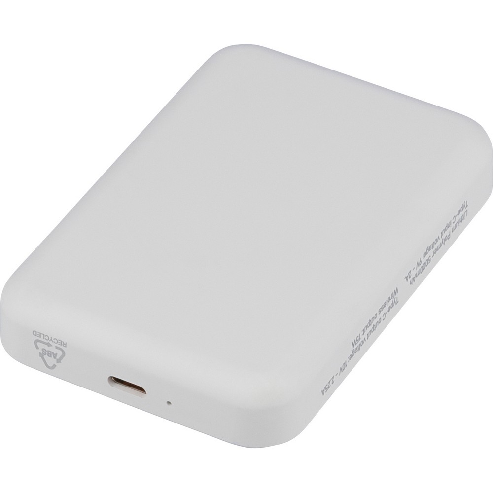 Bezprzewodowy Power Bank 5000 mAh Biały VB101-02 (8)