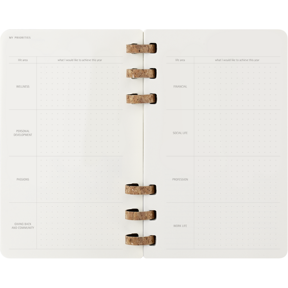 Spiralny kalendarz MOLESKINE Czarny VM790-03/2026 (8)