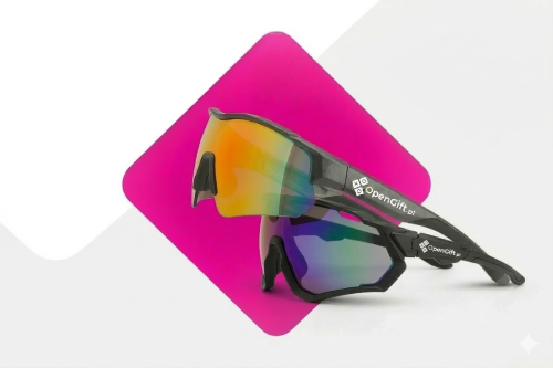 Okulary sportowe z logo
