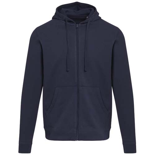 Jasper bluza unisex z kapturem z materiału organicznego pochodzącego z recyklingu z certyfikatem OCS, o gramaturze 280 g/m² Granatowy 3966655A (2)