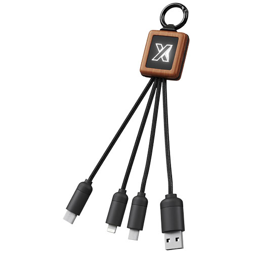SCX.design C19 łatwy w użyciu kabel drewniany Drewniany-Czarny 2PX04471 