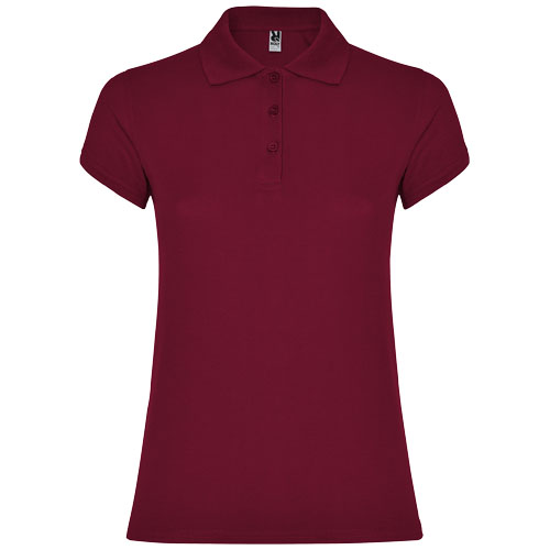 Star koszulka damska polo z krótkim rękawem Garnet R66342P5 