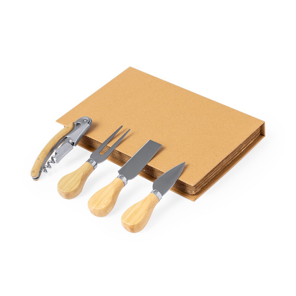 Gadżet reklamowy - Zestaw do sera, 4 el.