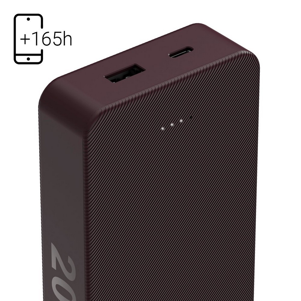 Power bank 20000 mAh Hama Power Pack Burgund VH024-12 (6)
