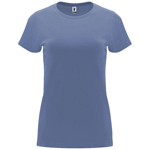 Capri koszulka damska z krótkim rękawem Blue Denim R66831K5 