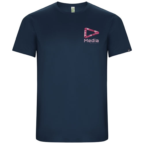 Imola sportowa koszulka męska z krótkim rękawem Navy Blue R04271R1 (1)