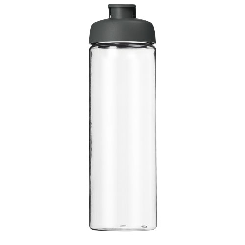 Bidon H2O Vibe o pojemności 850 ml z otwieranym wieczkiem Przezroczysty-Szary 21009413 (2)