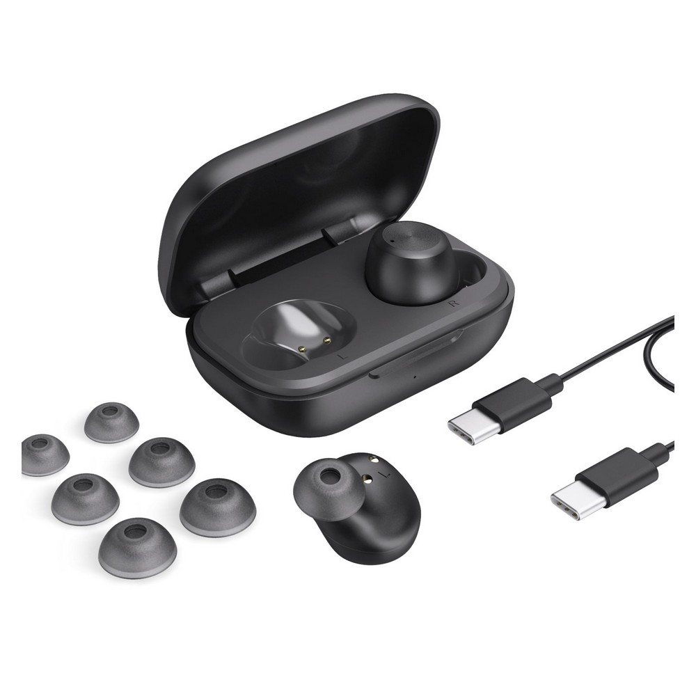 Bezprzewodowe słuchawki douszne Hama Spirit Chop II Czarny VH013-03 (3)