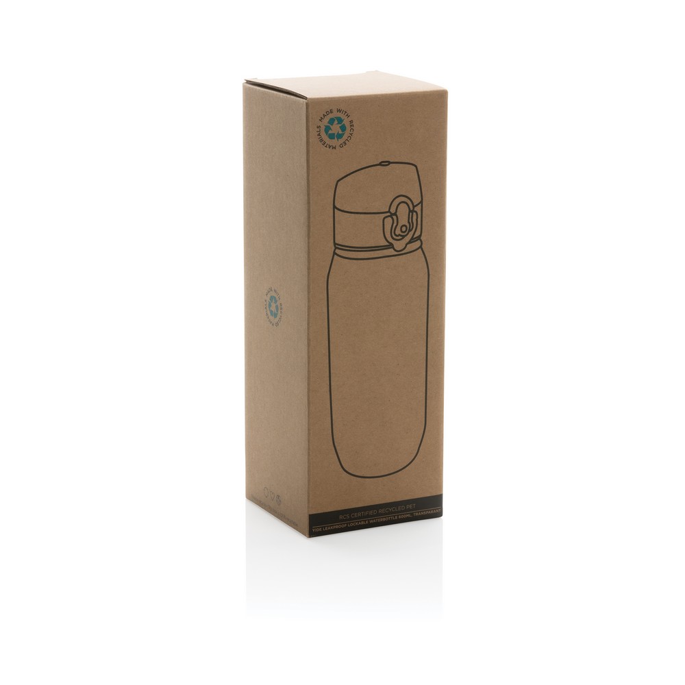 Butelka sportowa 600 ml Yide, RPET Neutralny P437.000 (10)