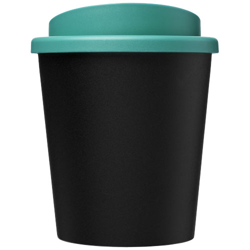 Kubek Americano® Espresso Eco z recyklingu o pojemności 250 ml  Czarny-Turkusowy niebieski 21045408 (2)