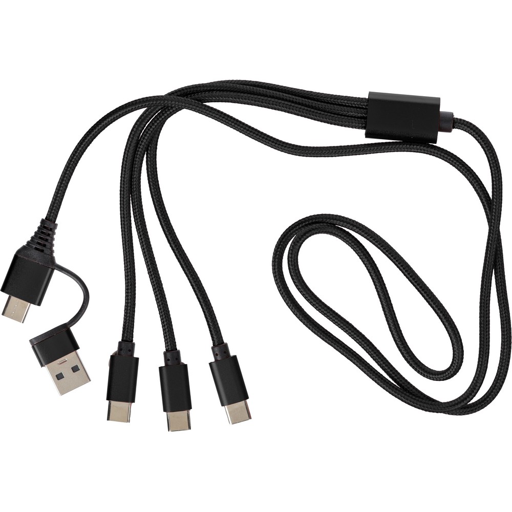 Kabel do ładowania 6 w 1 Czarny VB331-03 (2)
