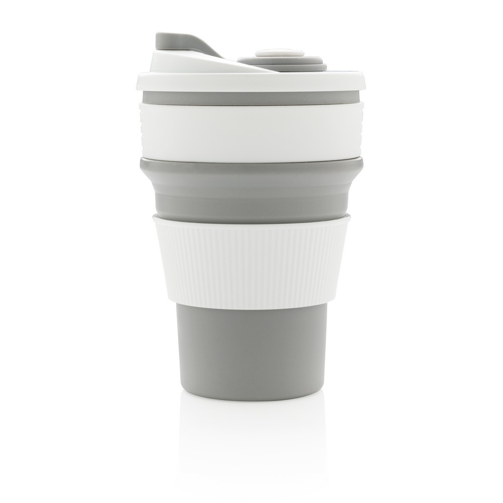 Składany kubek podróżny 350 ml Szary P432.602 (11)