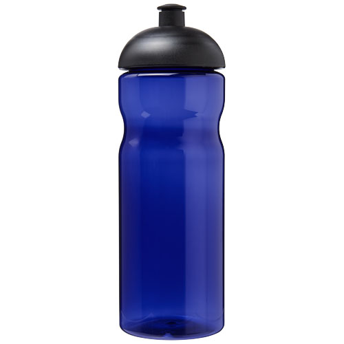 Bidon H2O Eco o pojemności 650 ml z wypukłym wieczkiem Niebieski-Czarny 21009811 (2)