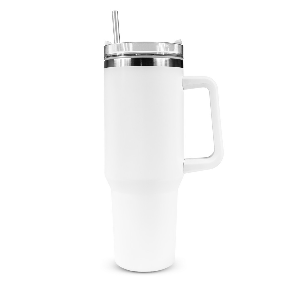 Kubek termiczny 1200 ml z ergonomicznym uchwytem | Stasimus Biały VA060-02 (5)