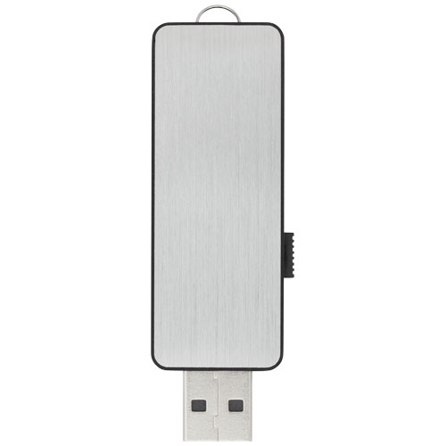 Pamięć USB podświetlana na biało  Czarny-Srebrny-Biały 1Z48890D (2)