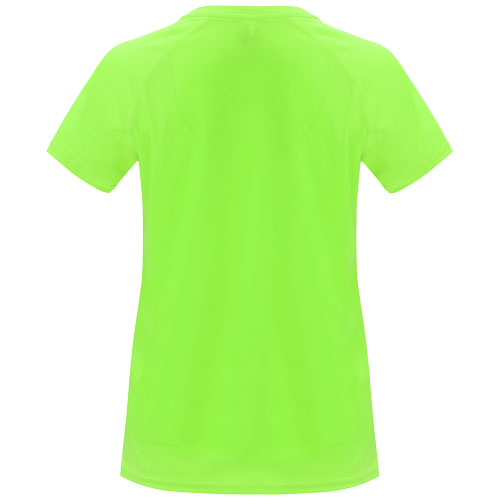 Bahrain sportowa koszulka damska z krótkim rękawem Fluorescencyjna zieleń R04085B1 (2)
