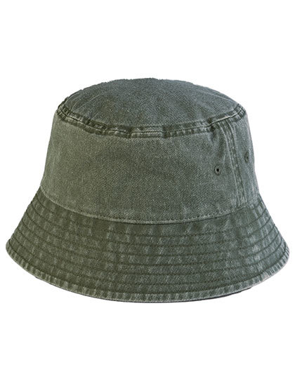 Kapelusz Bucket Denim Vintage Vintage Olive CB688-813676 