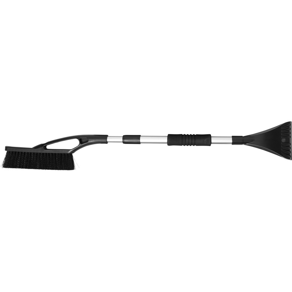 Skrobaczka i miotła do odgarniania śniegu, teleskopowy uchwyt (max. 100 cm) Czarny V7740-03 