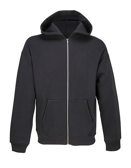 Bluza Rozpinana z Kapturem Szczotkowany Polar Black L04818-996428 
