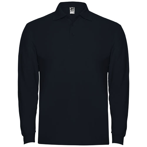 Estrella koszulka męska polo z długim rękawem Navy Blue R66351R5 