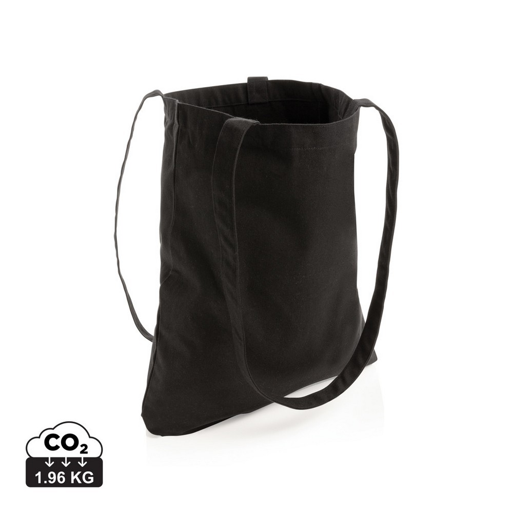 Torba z bawełny z recyklingu AWARE™ Czarny P762.541 (8)