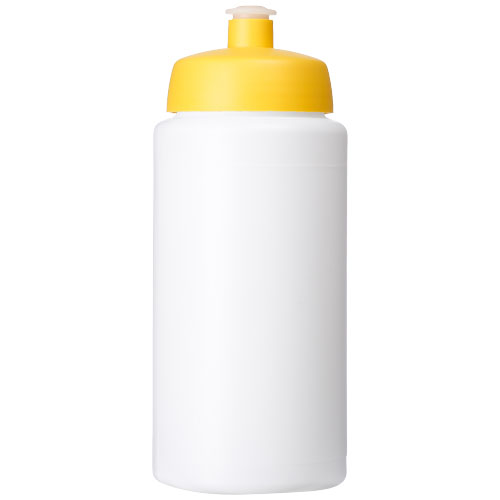 Bidon Baseline® Plus o pojemności 500 ml ze sportowym wieczkiem i uchwytem Biały-Żółty 21068710 (2)