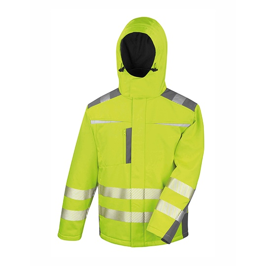 Kurtka Softshell Wiatroszczelna Odblaskowa Fluorescent Yellow RT331-578021 