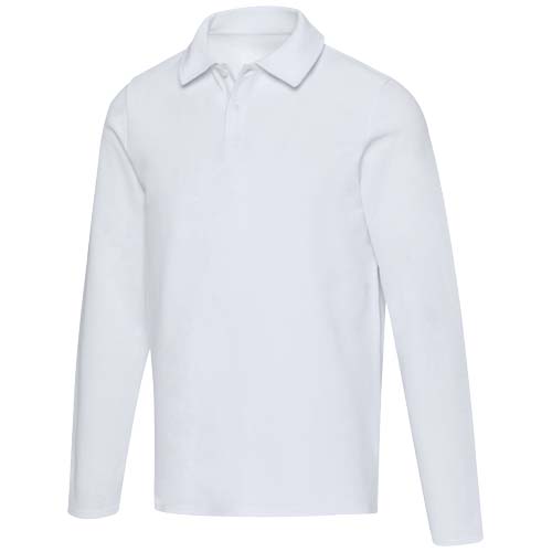 Apollo koszulka polo z długim rękawem, uniseks Biały 3955001A 