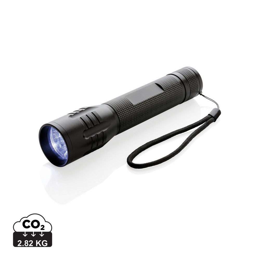Duża latarka CREE 3W Czarny P513.461 (11)
