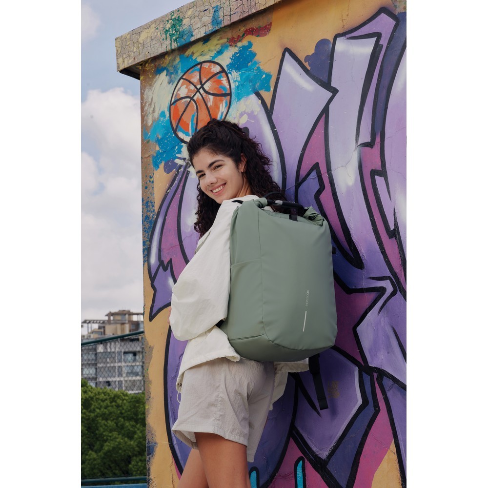 Plecak chroniący przed kieszonkowcami Urban Zielony P706.2807 (2)