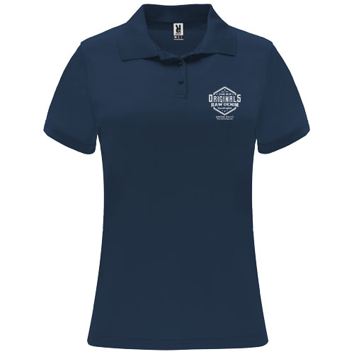 Monzha sportowa koszulka damska polo z krótkim rękawem Navy Blue R04101R1 (1)