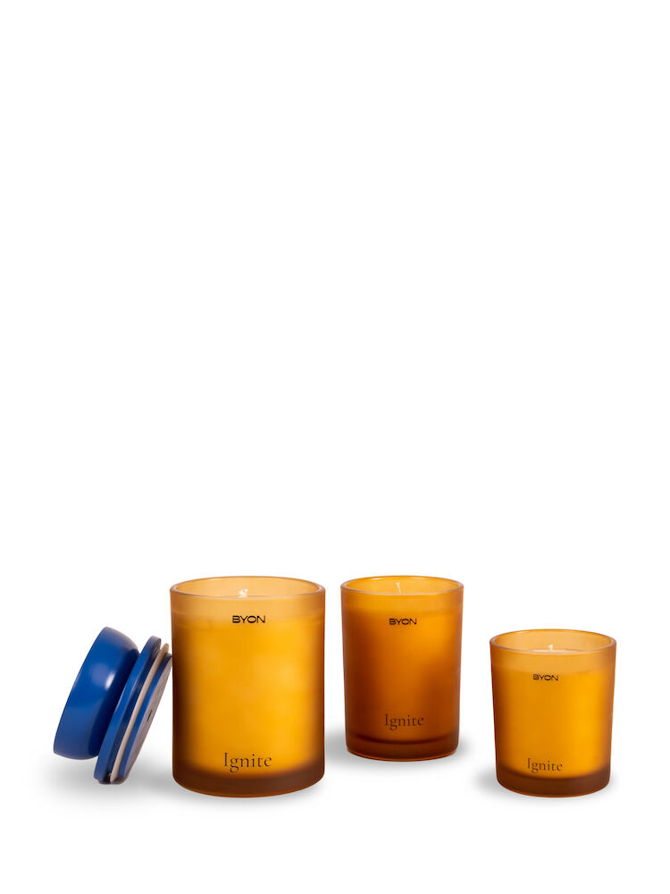 Gadżet reklamowy - IGNITE ŚWIECA ZAPACHOWA 45 GODZ., BURSZTYNOWY