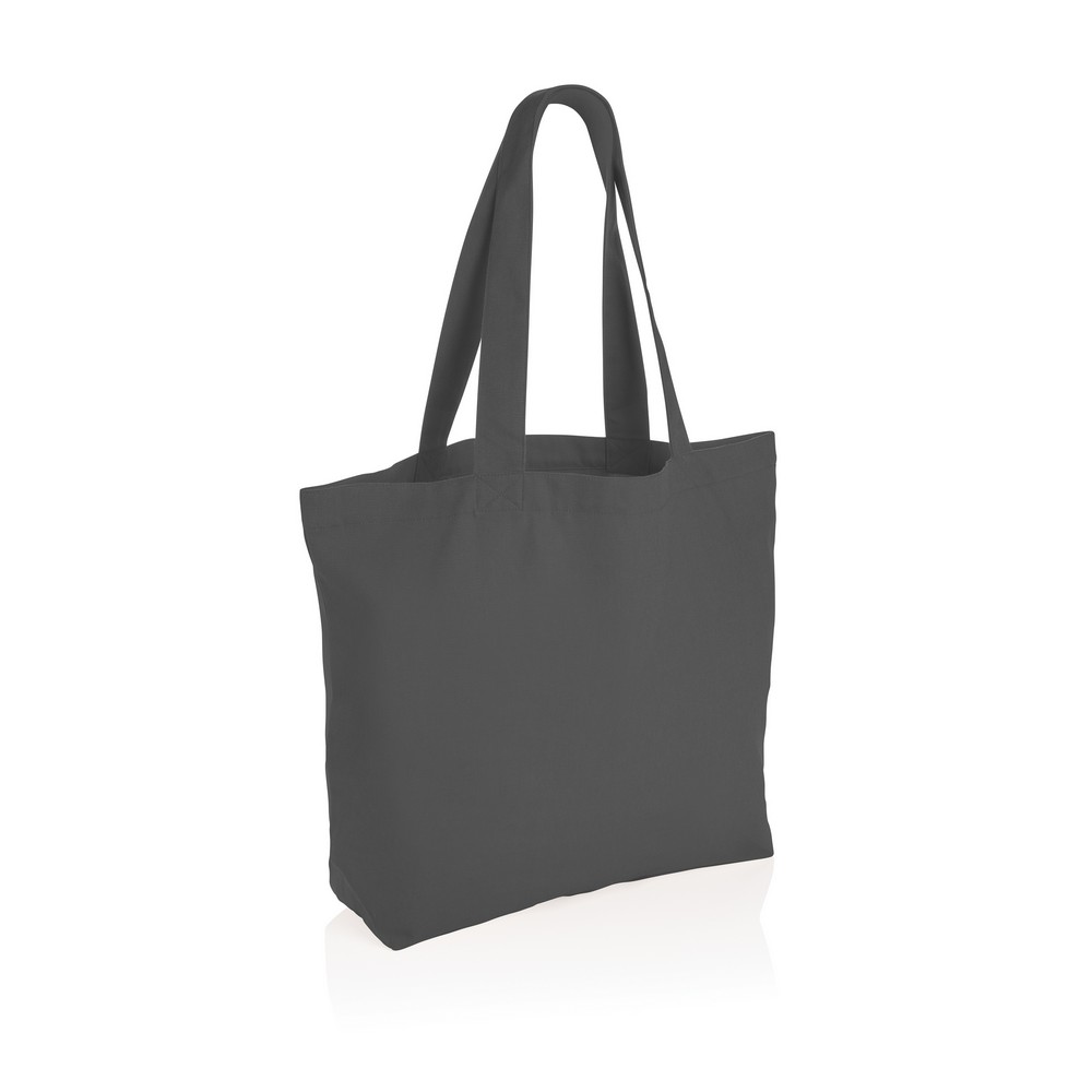 Torba na zakupy AWARE™, bawełna z recyklingu Szary P762.968 