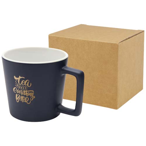 Cali Kubek ceramiczny o pojemności 370 ml z matowym wykończeniem Granatowy 10090055 (1)