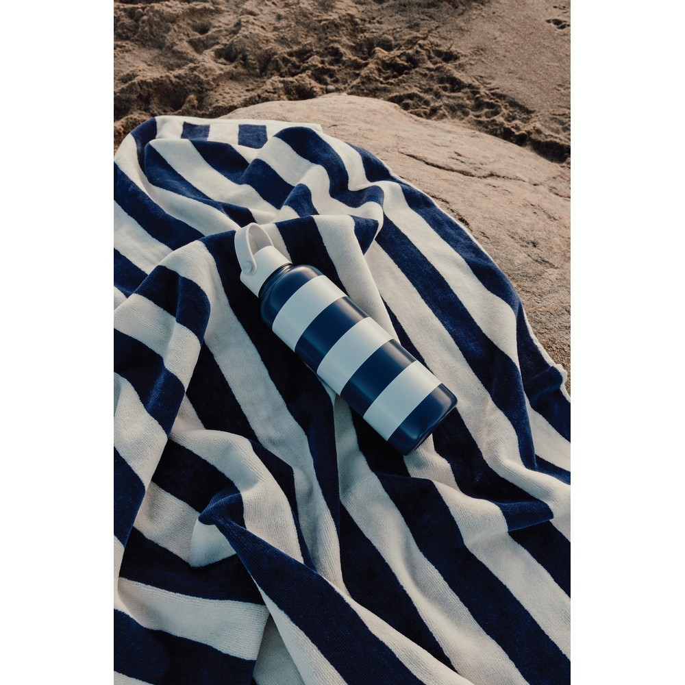 Ręcznik plażowy VINGA Lagoa Navy, white VG677-04 (3)